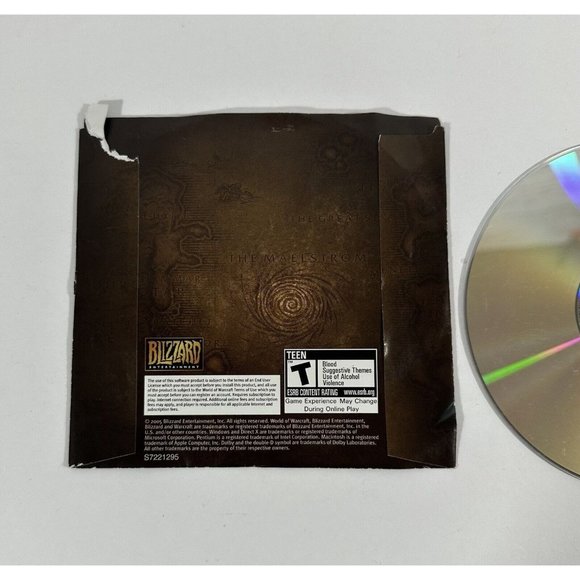 World Of Warcraft Original PC Game Blizzard (2004) Disc #5 Only Paper Sleeve - Picture 4 of 6